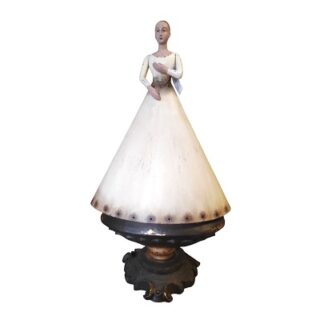 MUÑECA DE METAL Y MADERA 48 CM