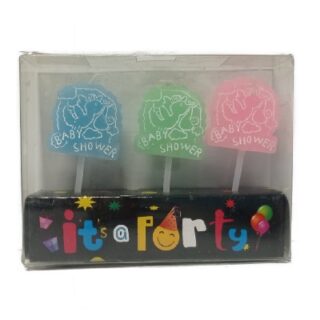 SET DE VELAS DE CUMPLEAÑOS 3 PC