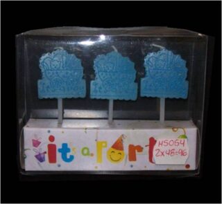 VELAS DE CUMPLEAÑOS CELESTES