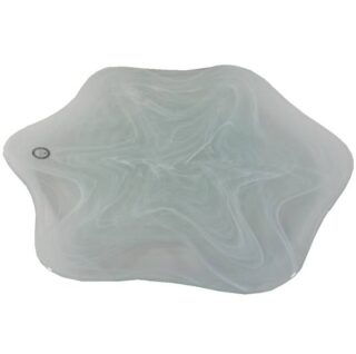 PLATO DE VIDRIO 40 CM SHIRALEAH