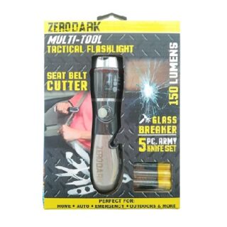 LINTERNA TACTICA MULTIHERRAMIENTA ZERO DARK