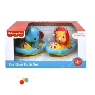 BARCO DE BAÑO FISHER PRICE PAQUETE DE 2 LEON Y ELEFANTE