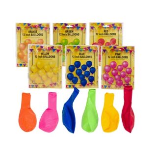 BOLSA DE GLOBOS 12 PC