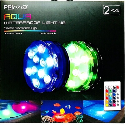 LUCES IMPERMEABLES CON CONTROL REMOTO