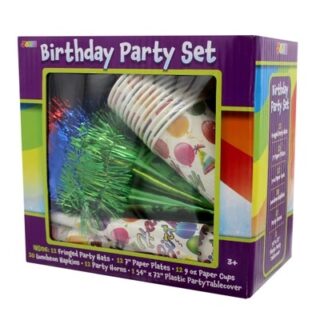 JUEGO DE FIESTA DE CUMPLEAÑOS DE 69 PIEZAS JOYIN