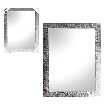 ESPEJO 12 X 16 PULG COLOR PLATA