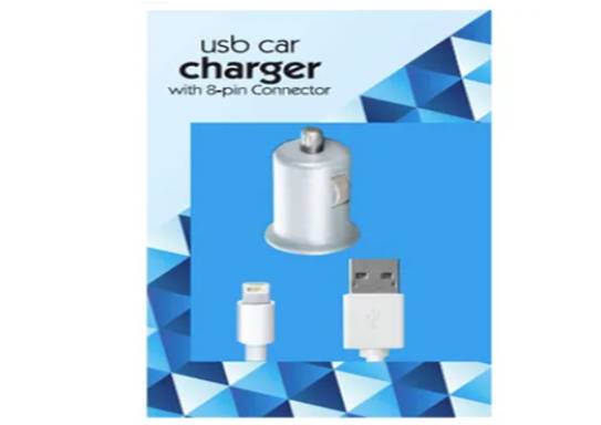 CARGADOR DE USB PARA CARRO CON CABLE
