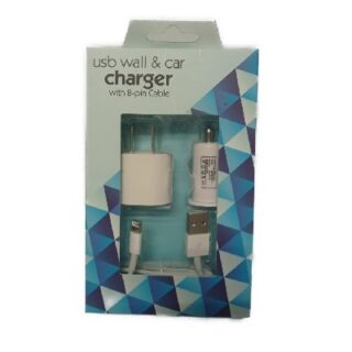 SET DE CARGADORES USB CON CABLE