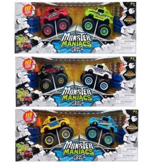 SET DE CARROS MOUNSTRO 2 PC 18 PC