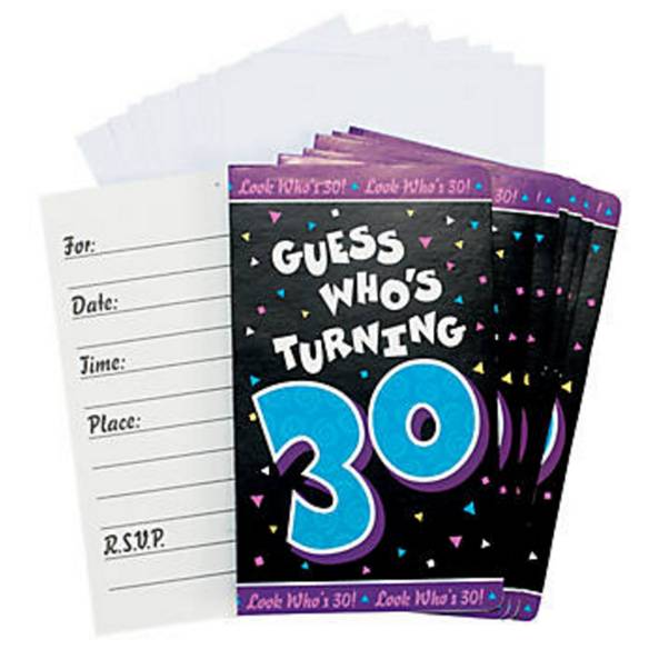 INVITACIONES PARA FIESTA 8 PC