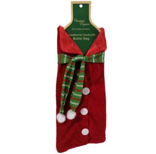 PORTA BOTELLAS NAVIDEÑO 33 CM