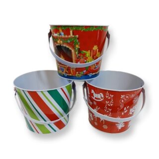 CUBETA DE METAL ELEGANCE 12x14x11 CM