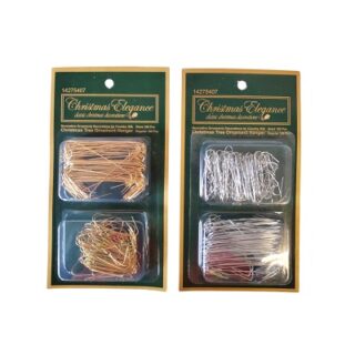 SET DE GANCHO METALICOS 200 PC ELEGANCE