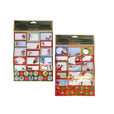 STICKERS NAVIDEÑOS PARA REGALO 62 PC