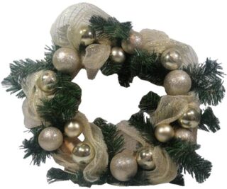 CORONA DE BOMBAS ELEGANCE 43 CM