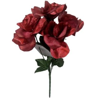 ADORNO NAVIDEÑA 33 CM ROSA METALICA