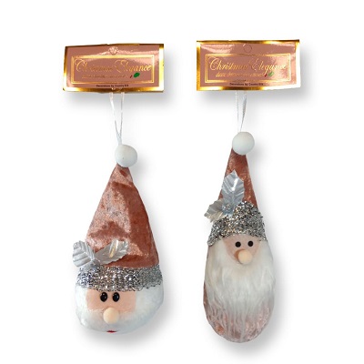 ADORNO NAVIDEÑO DE SANTA CLAUS 21 CM