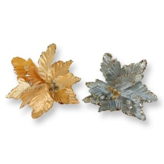 ADORNO DE FLOR NAVIDEÑOS 40 CM