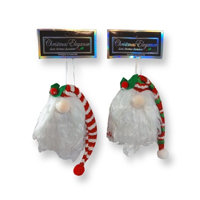 ADORNO NAVIDEÑO DE SANTA CLAUS 12 CM