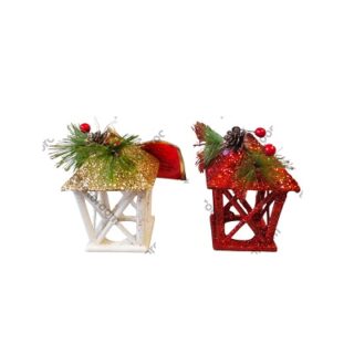 CASAS NAVIDEÑAS PARA ADORNO 9 CM