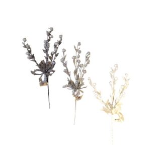 FLORES NAVIDEÑAS DECORATIVAS VARIOS DISEÑOS