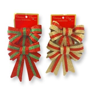 MOÑA NAVIDEÑA CON BRILLANTINA