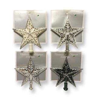 ESTRELLA PARA PUNTA DE ARBOL 21 CM