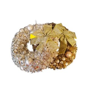 GUIRNALDA NAVIDEÑA 2 DISEÑOS 44 X 44 CM