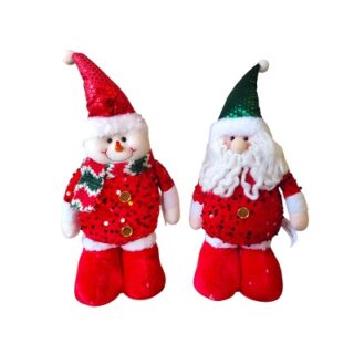 MUÑECO NAVIDEÑO DECORACION 27 CM