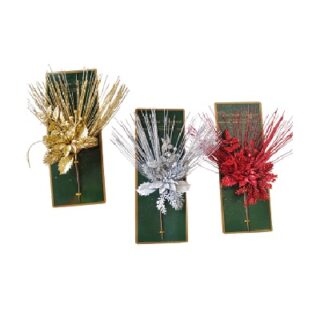 FLORES NAVIDEÑAS DECORACION 32 CM