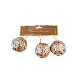 BOMBAS NAVIDEÑAS VARIOS DISEÑOS 3 PC