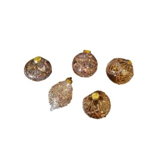 BOMBAS NAVIDEÑAS VARIOS DISEÑOS 10 CM