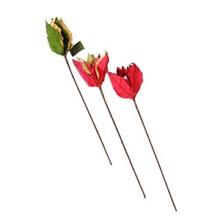 FLOR NAVIDEÑA DECORATIVA 60 CM