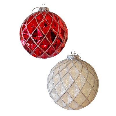 BOMBAS NAVIDELAS 15 CM 2 DISEÑOS