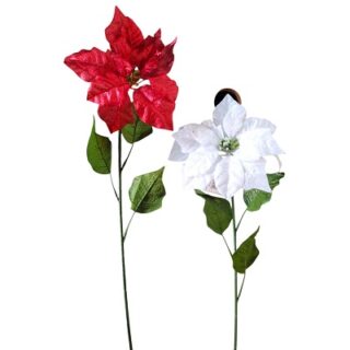 FLORES NAVIDEÑAS VARIOS DISEÑOS 64 CM