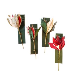 FLORES NAVIDEÑAS DE DECORACION 35 CM