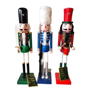 MUÑECO NAVIDEÑO DE MADERA 38 CM