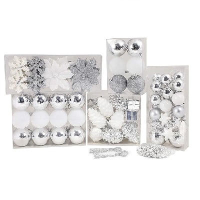 BOMBAS NAVIDEÑAS SURTIDAS Y ADORNOS 129 PC