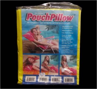 ALMOHADA DE PLAYA INFLABLE AMARILLA