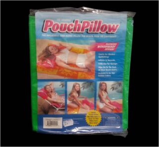 ALMOHADA DE PLAYA INFLABLE VERDE