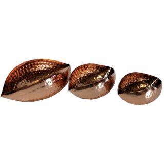 SET DE CANDELEROS 3 PC 17x10x6cm 20x13x8cm 25x16x9cm