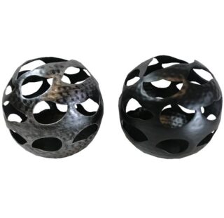 CANDELERO DE METAL 20x20 CM TUTTO CASA UNA PIEZA