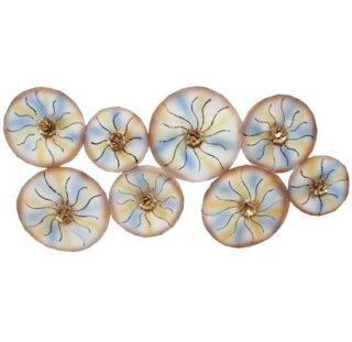 ADORNO PARA PARED DE METAL 52x106 CM TUTTO CASA