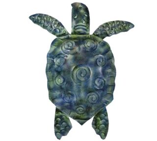 ADORNO DE TORTUGA DE METAL 48x38 CM TUTTO CASA
