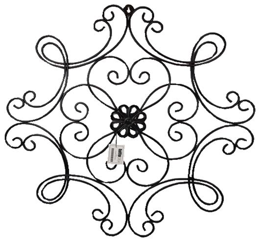 ADORNO PARA PARED DE METAL 61x61 CM TUTTO CASA