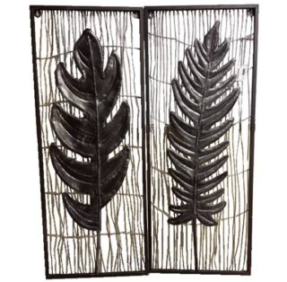 ADORNO PARA PARED 2 PC 98x39 CM TUTTO CASA