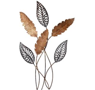 HOJAS DECORATIVAS DE METAL 82 CM TUTTO CASA