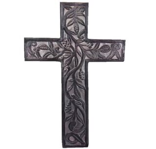 CRUZ DE METAL DECORATIVA 41x27 CM TUTTO CASA