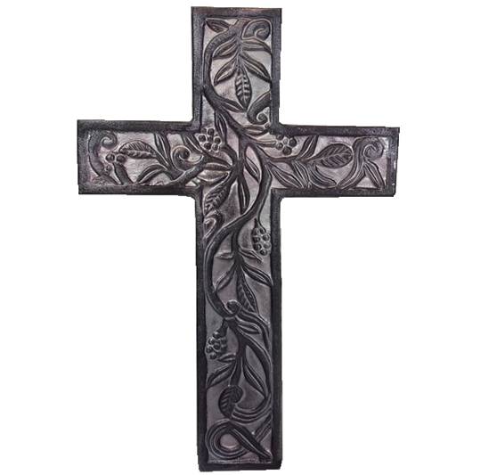 CRUZ DE METAL DECORATIVA 41x27 CM TUTTO CASA