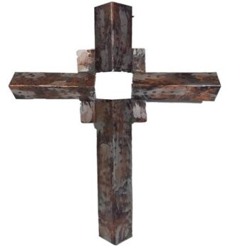 CRUZ DE METAL 41x26 CM TUTTO CASA